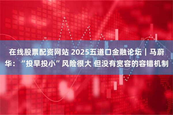 在线股票配资网站 2025五道口金融论坛｜马蔚华：“投早投小”风险很大 但没有宽容的容错机制